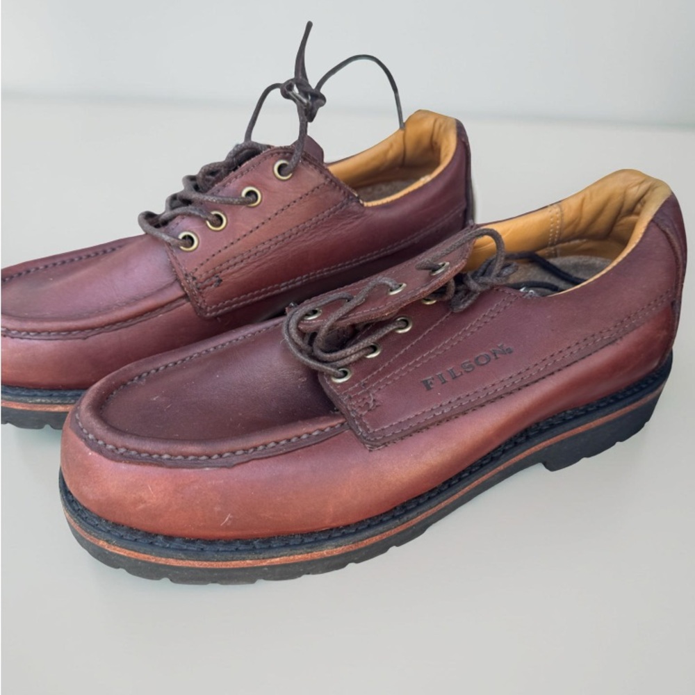 Filson Brown Oxfords Durable Leather Shoes